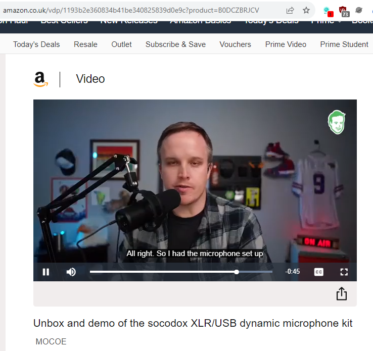 UnboxanddemoofthesocodoxXLRUSBdynamicmicrophonekit
