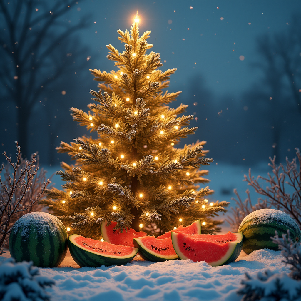 newyearsglowingtreeandmanywatermelonsfrostsnow1vxo7igdkw7x1f88556a0