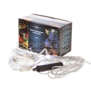 Гирлянда SYDA-041920, белый холодный свет, 18 проводов по 10 ламп, 1.8 м