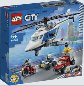 Конструктор LEGO City Police 60243 Погоня на полицейском вертолёте