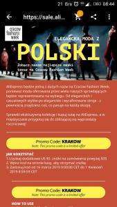 5$/35$ na AliExpress - Cracow Fashion Week