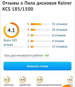 Пила дисковая Kolner KCS 185/1500