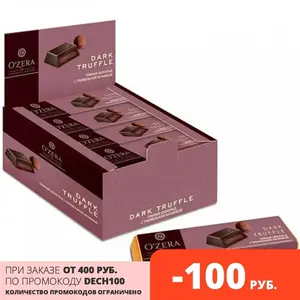 Шоколадный батончик Dark Truffle «OZera», 47гр х 22шт. на Tmall