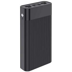 Внешний аккумулятор TFN Verge LCD 20000 мАч черный (TFN-PB-265-BK) (649₽ с баллами)