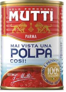 Томаты Mutti мелконарезанные, 400 г.