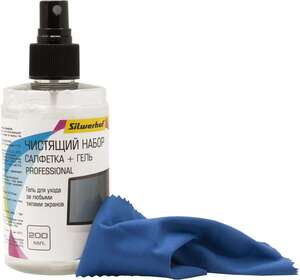 Чистящий набор Silwerhof 200 мл, 1 шт для экранов и оптики