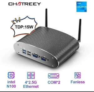 Мини-ПК CHATREEY на Intel N100 (Без ОЗУ и SSD)