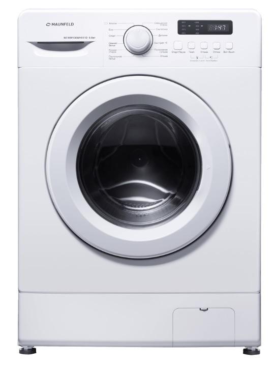 Стиральная машина MAUNFELD MFWM106WH051D (6 кг загрузка, 1000 оборотов ...