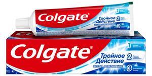 [ДВ] Зубная паста Colgate Тройное действие Экстра Отбеливание, 100 мл.