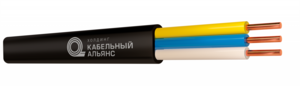Кабель силовой АО "Электрокабель" ВВГ-Пнг(А)-LS 3х2,5ок(N,PE)-0,66 кВ (бухта 25м)