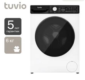 Стиральная машина с инвертором и паром Tuvio WFS66HW21