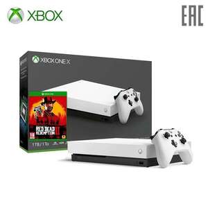 [09.12] Xbox One X 1 ТБ белая + Red Dead Redemption 2