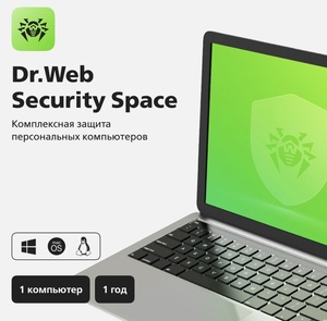 Антивирус Dr.Web Security Space 12 мес. - 1 ПК