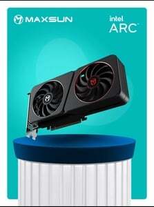 Видеокарта Maxsun Intel arc b580 Milestone 12g