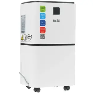 Осушитель воздуха Ballu BD15ER, 15 л/сутки, 2 л, очистка воздуха, гигростат
