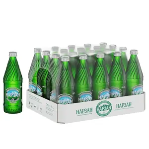 Минеральная вода Нарзан газированная, стекло, 20 шт. по 0,33 л