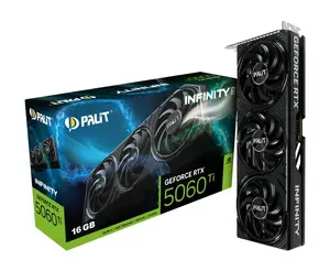 Видеокарта Palit GeForce RTX 5060 TI 16Gb Infinity 3 (с картой Ozon)