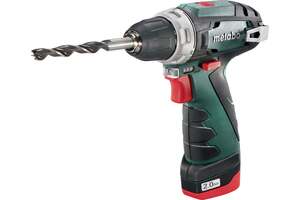 Аккумуляторная дрель-шуруповерт Metabo PowerMaxx BS Basic комплектация "Plus"