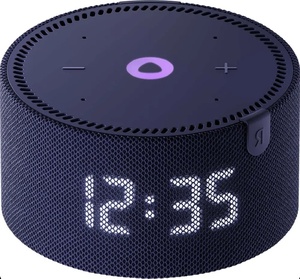 Умная колонка Яндекс Станция Мини с часами с Алисой, синий сапфир