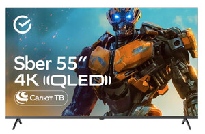 Умный телевизор Sber SDX-55UQ5235, 55", UHD 4K RAM 2GB