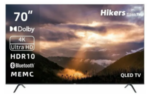 Телевизор 70" Hikers 70HTQ01 (QLED, Tizen OS) с картой Ozon, 65" за 31351₽