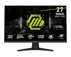 Монитор MSI MAG 274QF X24, 27", 2K, IPS, 240 Гц (с Озон-картой, из-за рубежа, 600 баллов Озон за отзыв)