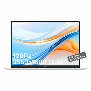  Ноутбук Honor MagicBook X16 Plus 2024 BRI-7211, 2560x1600 IPS 120Гц, AMD Ryzen 7 8845HS (3.8 ГГц), RAM 32 ГБ LPDDR5х, SSD 512 ГБ, AMD Radeon 780M, Windows 11 Pro