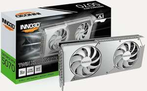 Видеокарта INNO3D GeForce RTX 5070 TWIN X2 ОС WHITE 12GB 