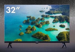 Телевизор Haier 32 Smart TV S2 Android 11 Wi-Fi Bluetooth черный (цена с ozon-картой)
