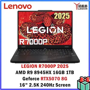 Ноутбук Lenovo LEGION R7000P 2025 (8945HX, RTX 5070, 16G, 1T, 16", 2.5К, 240 Гц)