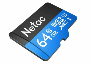 Карта памяти Netac microSDXC 64Gb Class10 NT02P500STN-064G-S P500 w/o adapter (с Озон картой)