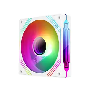 Корпусный вентилятор для ПК Upsiren PF-14 Белый, 140 мм, ARGB (с картой Ozon)