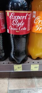 Газированный напиток Экспорт Стаил Классик Кола 2 л