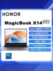 Ноутбук HONOR MagicBook X14. i5-13420H, 16Gb+1Tb, 14" 2.5К (из-за рубежа, по карте Ozon) +3807р пошлина