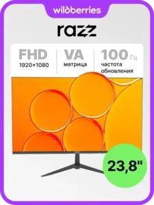 Монитор RAZZ MT-238VA100HFHD, VA, 100 Гц, 1920×1080 (c WB кошельком, БЕЗ подписки)