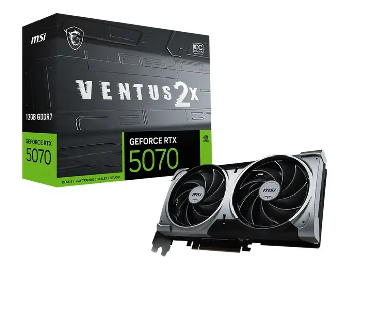 Видеокарта MSI GeForce RTX 5070 VENTUS 2X OC 12 ГБ (с Озон картой) + 13000 баллов