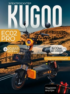 Электроскутер SK8 EC02 Pro 2025 версия, скорость до 47 км/ч, нагрузка до 120 кг, мощность 600 Вт