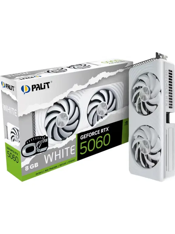 Видеокарта Palit GeForce RTX 5060 White (с макс. кошельком и подпиской ВБ)