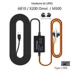 Комплект для 70mai Hardwire UP03, порт Type-C для 70mai A810 X200 Omni M500, 24-часовой парковочный монитор