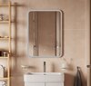 Зеркало для ванной комнаты Homsly Askilo 6H-001-50LE-ASK с подсветкой, 50x70 см (с Я.Пэй/Альфой, зависит от аккаунта)