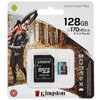 Карта памяти 128 ГБ microSDXC Kingston Canvas Go! Plus A2 U3 V30