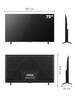 Телевизор TCL 75" V6C 4K, HDR MEMC, Google TV, 75"
