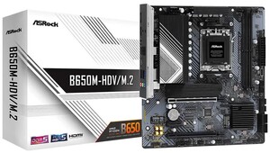 Материнская плата Asrock B650M-HDV/M.2 AM5, mATX (с Ozon картой)