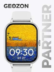 Умные часы GEOZON Partner, 40мм, серебристые (с Ozon картой)