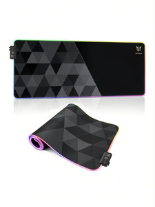 Игровой коврик для мышки большой с подсветкой 30х80 см (с WB кошельком)