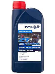 Масло для лодочных моторов TEXOIL 1л, полусинтетическое, TC-W3 (с OZON-картой)