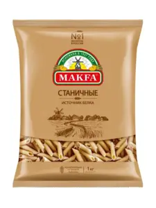 Макароны перья  Makfa "Станичные", второй сорт, 1 кг