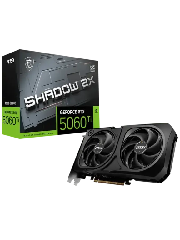 Видеокарта MSI RTX 5060 Ti 16G SHADOW 2X (с макс. кошельком ВБ)