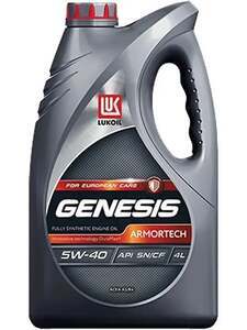Масло моторное синтетическое ЛУКОЙЛ (LUKOIL) Armortech 5W-40 4 л