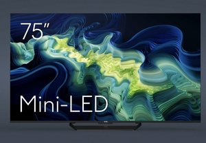 75” Телевизор Tuvio 4К ULTRA HD MiniLED Frameless на платформе Google TV, TM75UFBCV51, черный